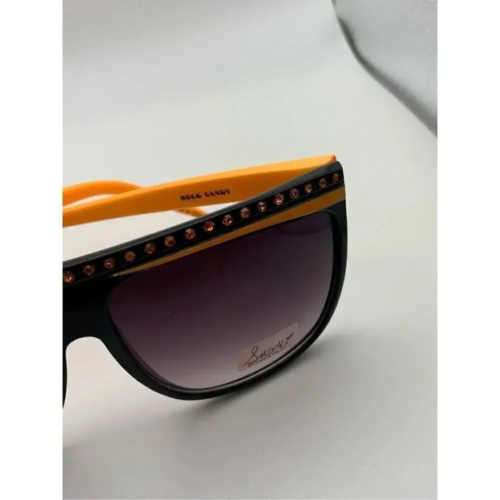 Snooki by Nicole Polizzi Womens 105-SNP-2 Rock Candy Sunglass Orange NWT